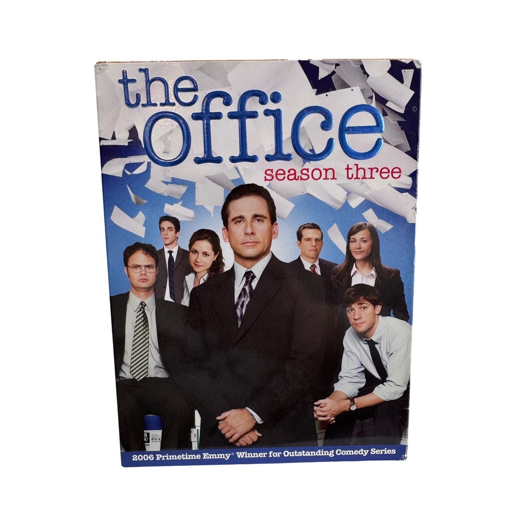 The Office Season Three Blue DVD Box Set Comedy Series TV Show 4-Disc Collection